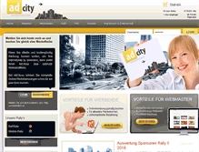 Tablet Screenshot of adcity.eu